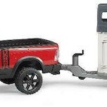 Bruder Αυτοκινητάκι Ram μαζί με Καρότσα και Άλογο για 3+ Ετών