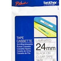 Brother Ταινία Ετικετογράφου 3m x 24mm σε Διάφανο Χρώμα