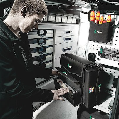 Wera 2go 3 Τσάντα Χειρός Μαύρη