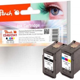 Peach Συμβατό Μελάνι Εκτυπωτή InkJet Canon PG-540BK, CL-541C 1τμχ