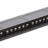 DeLock Patch Panel 24 Port Cat.6 0.5 U Μαύρο