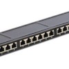 DeLock Patch Panel 24 Port Cat.6 0.5 U Μαύρο