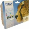 Epson T0715 Γνήσιο Πακέτο 4 Μελανιών Εκτυπωτή InkJet Κίτρινο / Κυανό / Ματζέντα / Μαύρο (C13T07154010 C13T07154020 C13T07154012)