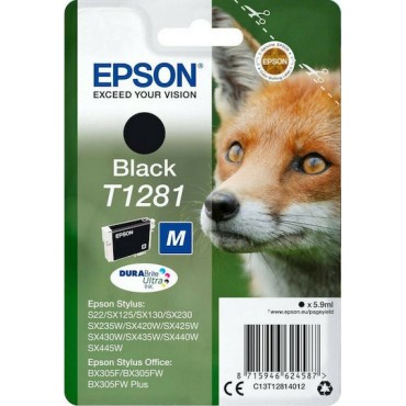 Epson T1281M Γνήσιο Μελάνι Εκτυπωτή InkJet Μαύρο (C13T12814010)