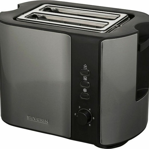 Severin AT 2589 Φρυγανιέρα 2 Θέσεων 800W Μαύρη