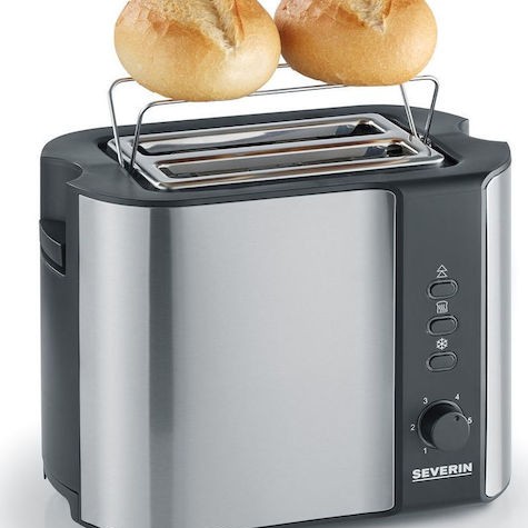 Severin AT 2589 Φρυγανιέρα 2 Θέσεων 800W Μαύρη