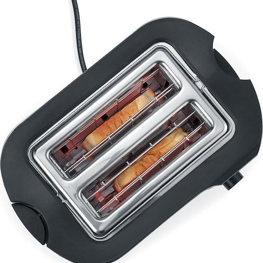 Severin AT 2589 Φρυγανιέρα 2 Θέσεων 800W Μαύρη