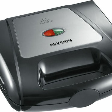 Severin SA 2968 Τοστιέρα με Αποσπώμενες Πλάκες για 2 Τοστ 1000W Μαύρη