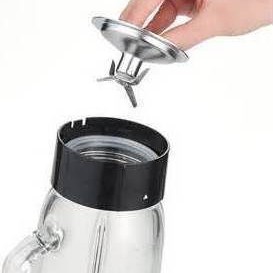 Severin Μπλέντερ με Γυάλινη Κανάτα 1lt 500W Inox SM 3734