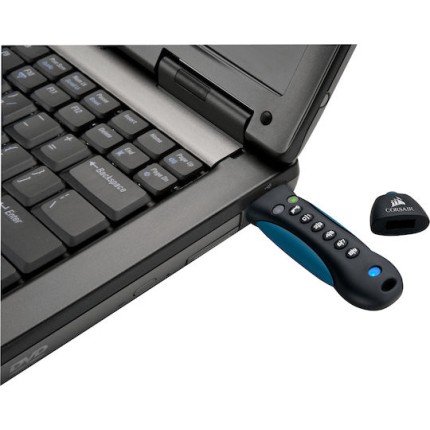 Corsair Padlock 3 64GB USB 3.0 Stick Μαύρο