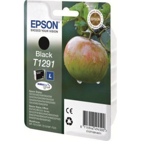 Epson T1291L Γνήσιο Μελάνι Εκτυπωτή InkJet Μαύρο (C13T12914010 C13T12914011 C13T12914012)
