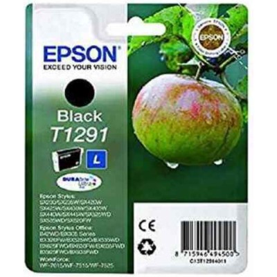 Epson T1291L Γνήσιο Μελάνι Εκτυπωτή InkJet Μαύρο (C13T12914010 C13T12914011 C13T12914012)
