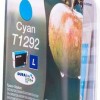 Epson T1292L Γνήσιο Μελάνι Εκτυπωτή InkJet Κυανό (C13T12924012 C13T12924010)