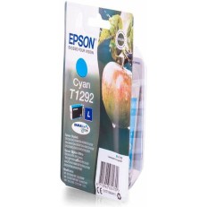 Epson T1292L Γνήσιο Μελάνι Εκτυπωτή InkJet Κυανό (C13T12924012 C13T12924010)