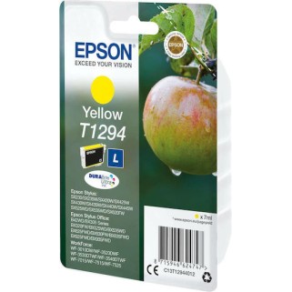 Epson T1294L Γνήσιο Μελάνι Εκτυπωτή InkJet Κίτρινο (C13T12944010 C13T12944011 C13T12944012)