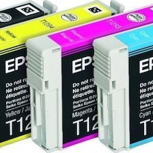 Epson T1295L Γνήσιο Πακέτο 4 Μελανιών Εκτυπωτή InkJet Κίτρινο / Κυανό / Ματζέντα / Μαύρο (C13T12954010 C13T12954012)