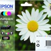 Epson 18 Γνήσιο Πακέτο 4 Μελανιών Εκτυπωτή InkJet Κίτρινο / Κυανό / Ματζέντα / Μαύρο (C13T18064010 C13T18064012)