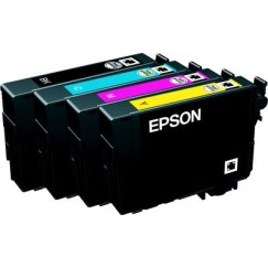 Epson 18 Γνήσιο Πακέτο 4 Μελανιών Εκτυπωτή InkJet Κίτρινο / Κυανό / Ματζέντα / Μαύρο (C13T18064010 C13T18064012)
