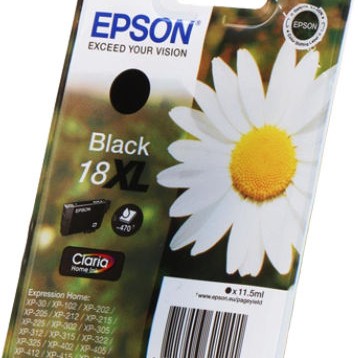 Epson 18XL Γνήσιο Μελάνι Εκτυπωτή InkJet Μαύρο (C13T18114012 C13T18114010)