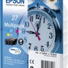 Epson 27 Γνήσιο Πακέτο 3 Μελανιών Εκτυπωτή InkJet Κίτρινο / Κυανό / Ματζέντα (C13T27054010 C13T27054012)
