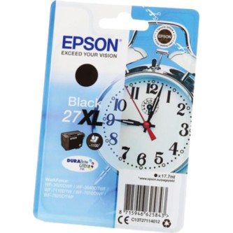 Epson 27XL Γνήσιο Μελάνι Εκτυπωτή InkJet Μαύρο (C13T27114010 C13T27114012)