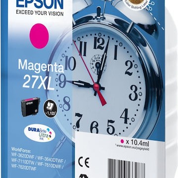 Epson 27XL Γνήσιο Μελάνι Εκτυπωτή InkJet Ματζέντα (C13T27134010 C13T27134012)
