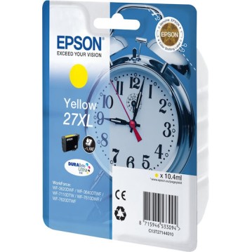 Epson 27XL Γνήσιο Μελάνι Εκτυπωτή InkJet Κίτρινο (C13T27144010 C13T27144012)