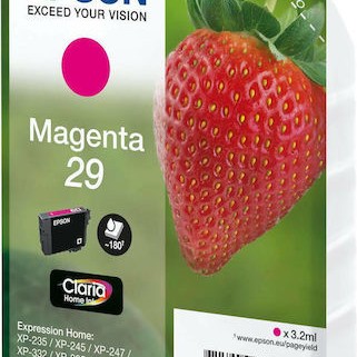 Epson 29 Γνήσιο Μελάνι Εκτυπωτή InkJet Ματζέντα (C13T29834010 C13T29834012)