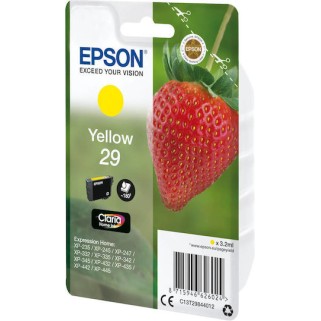 Epson 29 Γνήσιο Μελάνι Εκτυπωτή InkJet Κίτρινο (C13T29844010 C13T29844012)