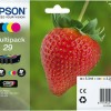 Epson 29 Γνήσιο Πακέτο 4 Μελανιών Εκτυπωτή InkJet Κίτρινο / Κυανό / Ματζέντα / Μαύρο (C13T29864010 C13T29864012)