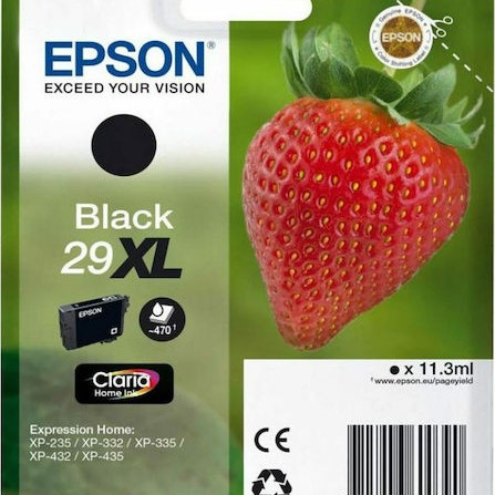 Epson 29XL Γνήσιο Μελάνι Εκτυπωτή InkJet Μαύρο (C13T29914010 C13T29914012)
