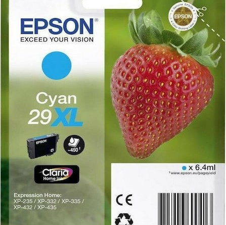 Epson 29XL Γνήσιο Μελάνι Εκτυπωτή InkJet Κυανό (C13T29924010 C13T29924012)