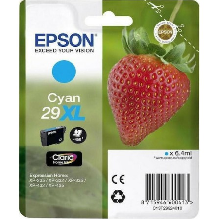 Epson 29XL Γνήσιο Μελάνι Εκτυπωτή InkJet Κυανό (C13T29924010 C13T29924012)