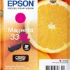 Epson 33XL Γνήσιο Μελάνι Εκτυπωτή InkJet Ματζέντα (C13T33634010 C13T33634012)