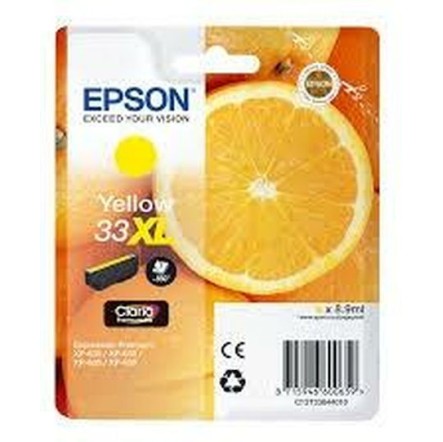 Epson 33XL Γνήσιο Μελάνι Εκτυπωτή InkJet Κίτρινο (C13T33644010 C13T33644012)