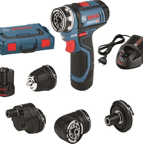 Bosch GSR 12V-15 FC Δραπανοκατσάβιδο Μπαταρίας 12V 2x2Ah