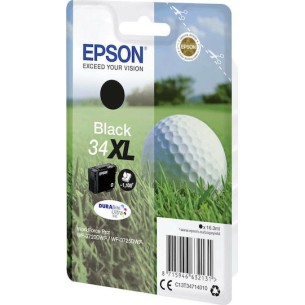 Epson 34XL Γνήσιο Μελάνι Εκτυπωτή InkJet Μαύρο (C13T34714010)
