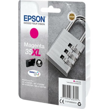 Epson 35XL Γνήσιο Μελάνι Εκτυπωτή InkJet Ματζέντα (C13T35934010)