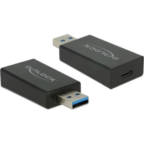 DeLock Μετατροπέας USB-A male σε USB-C female (65689)