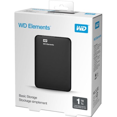 Western Digital Elements Portable USB 3.0 Εξωτερικός HDD 1TB 2.5