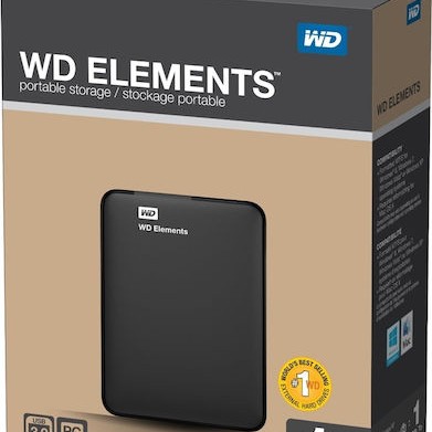 Western Digital Elements Portable USB 3.0 Εξωτερικός HDD 1TB 2.5