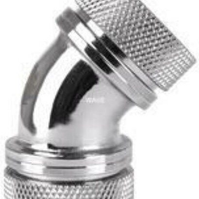 Thermaltake Pacific PETG Tube 45-Degree Dual Compression 16mm OD Fittings Ασημί