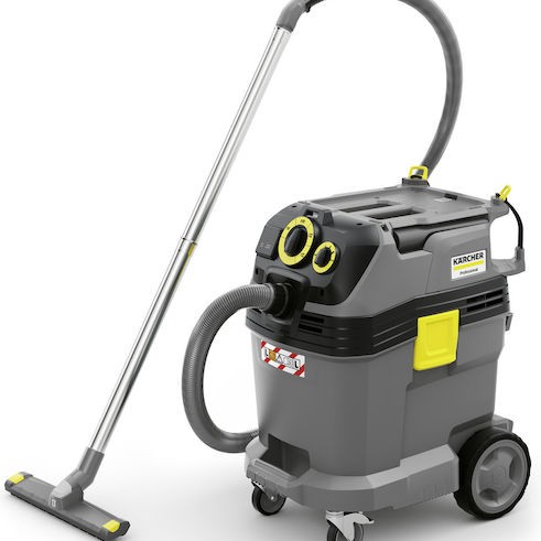 Karcher NT 40/1 Tact Te L Σκούπα Υγρών / Στερεών 1380W με Πλαστικό Κάδο 40lt