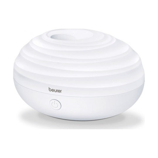Beurer Led Συσκευή Αρωματοθεραπείας Υπερήχων LA 20 με Χρονοδιακόπτη Λευκή 80ml