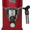 De'Longhi Dedica Pump Μηχανή Espresso 1300W Πίεσης 15bar Κόκκινη