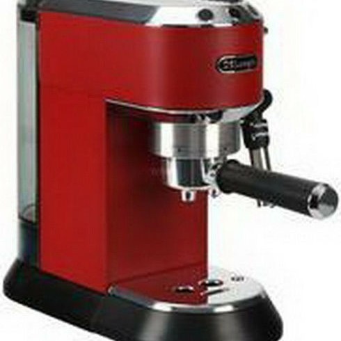 De'Longhi Dedica Pump Μηχανή Espresso 1300W Πίεσης 15bar Κόκκινη