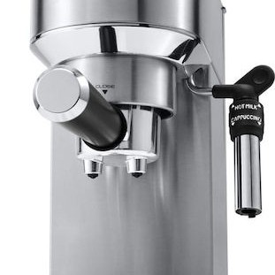 De'Longhi Dedica Pump Μηχανή Espresso 1300W Πίεσης 15bar Ασημί