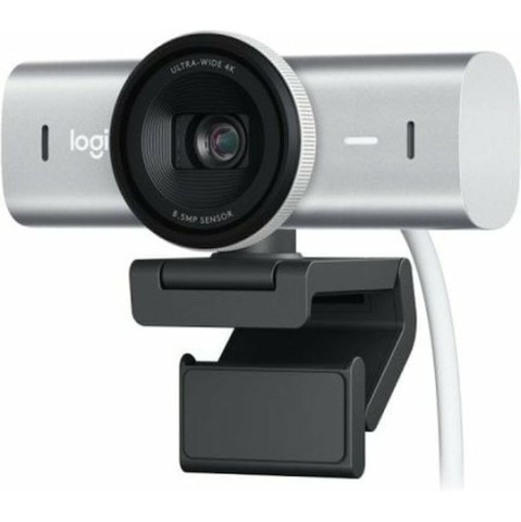 Logitech MX Brio Web Camera 4K 60FPS με Autofocus Ασημί