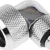 Alphacool Icicle 16mm HardTube Screw Cap 90 Degree Rotatable G1 / 4 Chrome