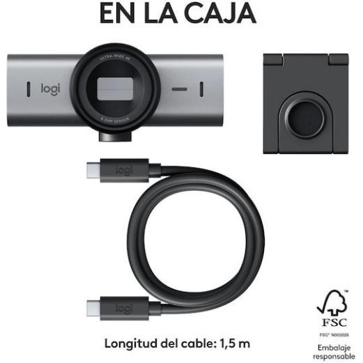 Logitech MX Brio Web Camera 4K με Autofocus